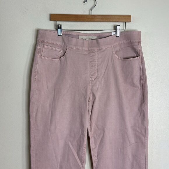 Soft surrounding straight leg full length pull on pants size XL - Picture 2 of 12